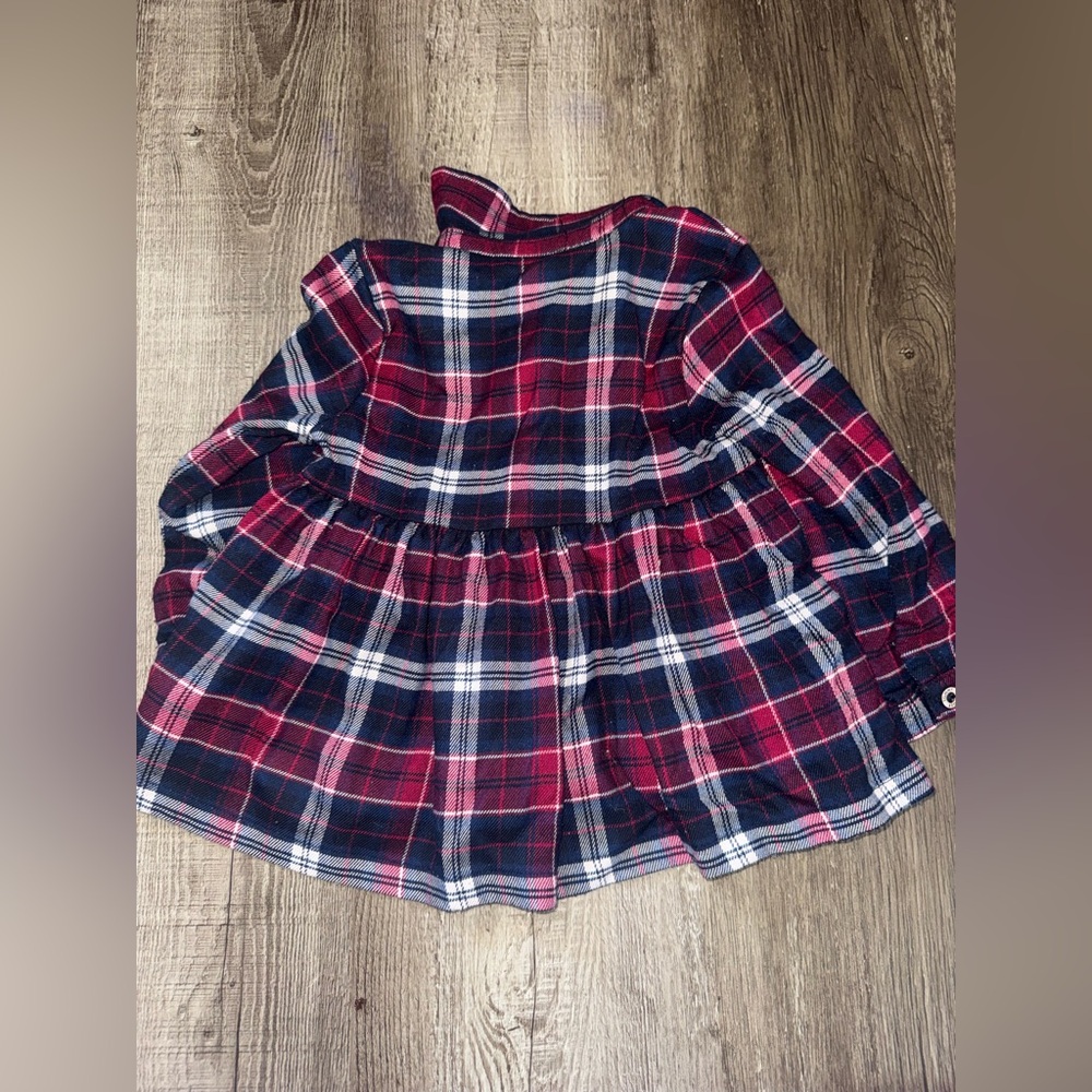 Tommy Hilfiger Girls Plaid Button Up Top Size 18 Months - Picture 4 of 4